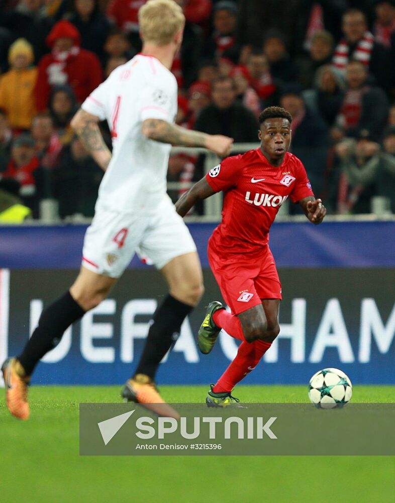 Football. UEFA Champions League. Spartak vs. Sevilla