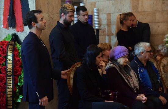 Paying last respects to actor Dmitry Maryanov