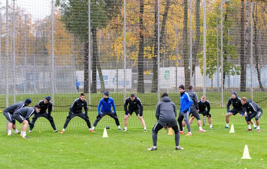 Football. UEFA Europa League. Zenit training session