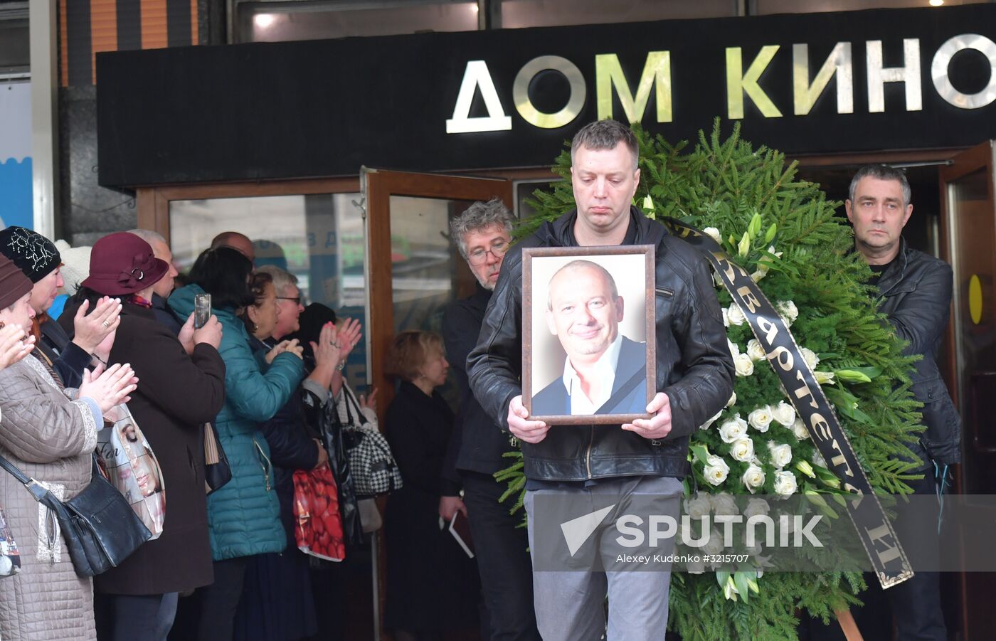 Paying last respects to actor Dmitry Maryanov