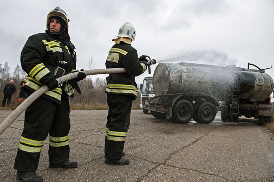 EMERCOM drill in Tomsk Region