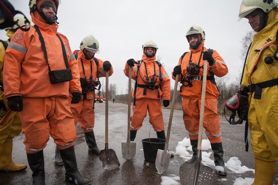 EMERCOM excercise in Tomsk Region