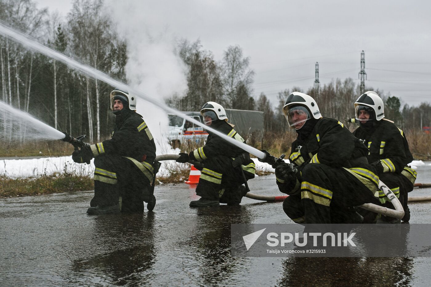 EMERCOM excercise in Tomsk Region