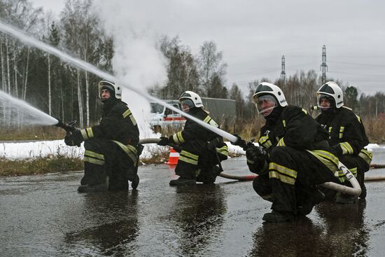 EMERCOM excercise in Tomsk Region