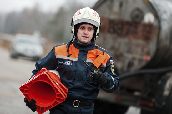 EMERCOM excercise in Tomsk Region