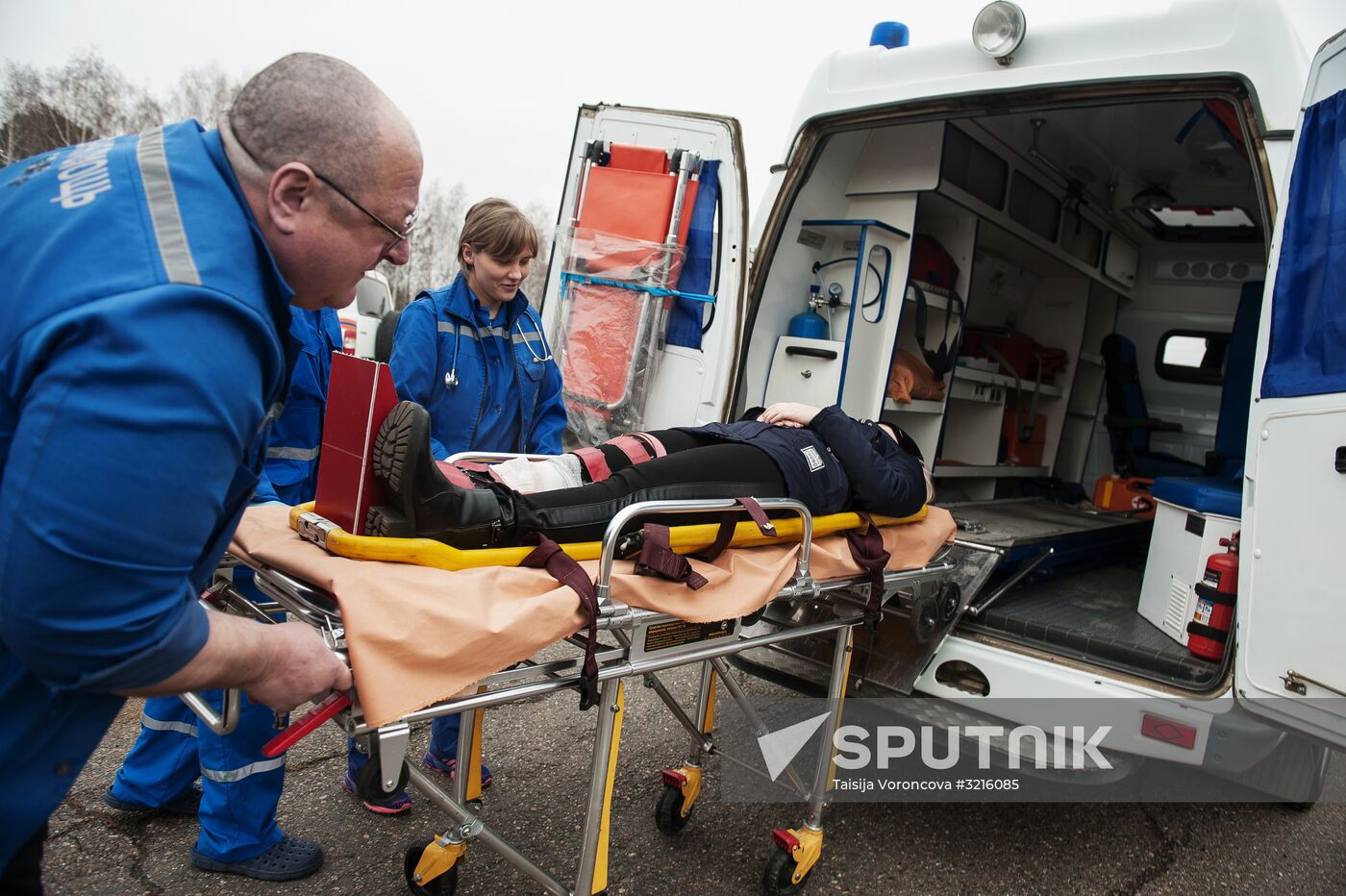 EMERCOM excercise in Tomsk Region