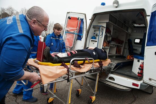 EMERCOM excercise in Tomsk Region
