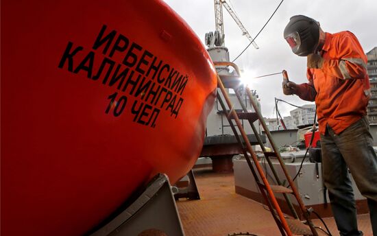 Irbensky lightship put on display at Museum of World Ocean in Kaliningrad
