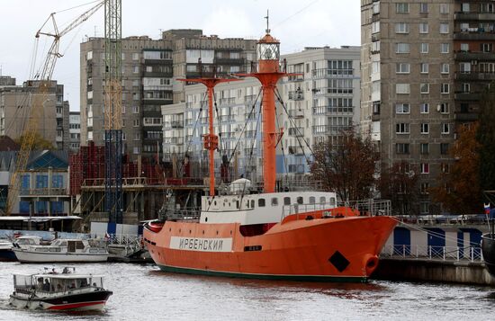 Irbensky lightship put on display at Museum of World Ocean in Kaliningrad