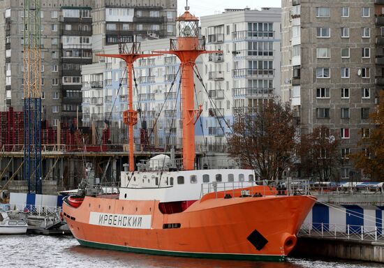 Irbensky lightship put on display at Museum of World Ocean in Kaliningrad