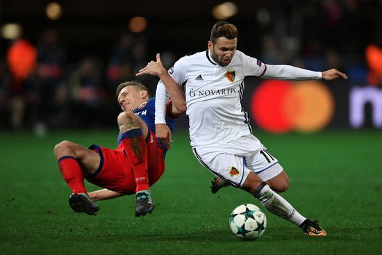 Football. UEFA Champions League. CSKA vs. Basel