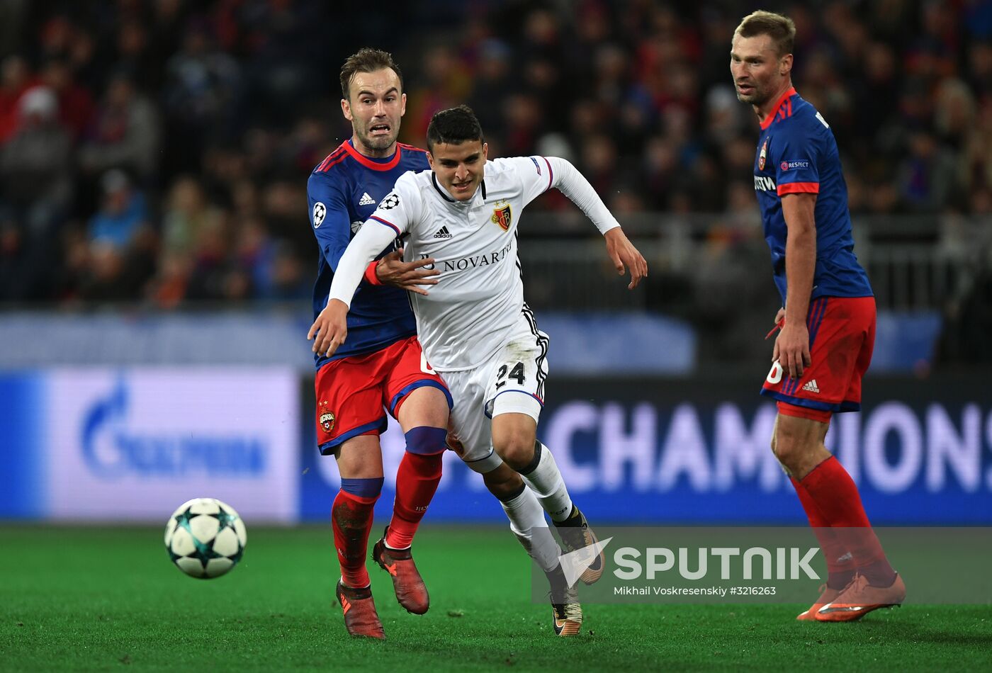 Football. UEFA Champions League. CSKA vs. Basel