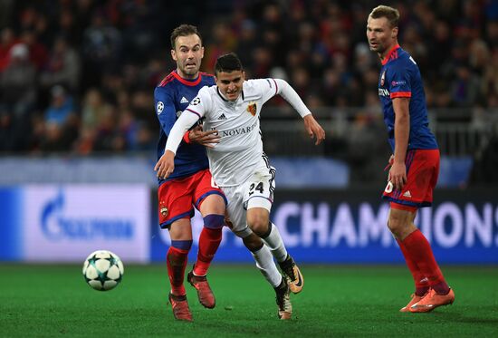 Football. UEFA Champions League. CSKA vs. Basel