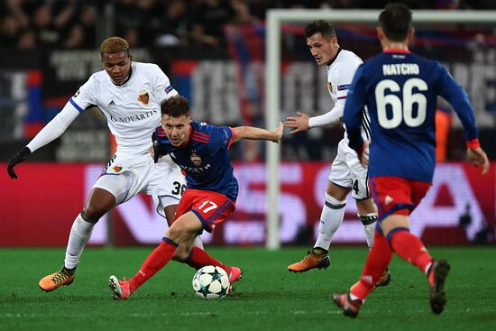 Football. UEFA Champions League. CSKA vs. Basel