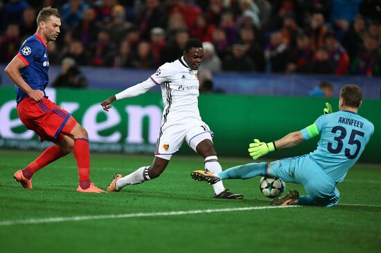 Football. UEFA Champions League. CSKA vs. Basel