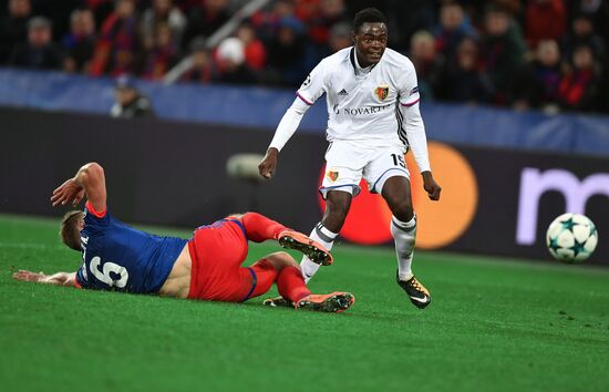 Football. UEFA Champions League. CSKA vs. Basel