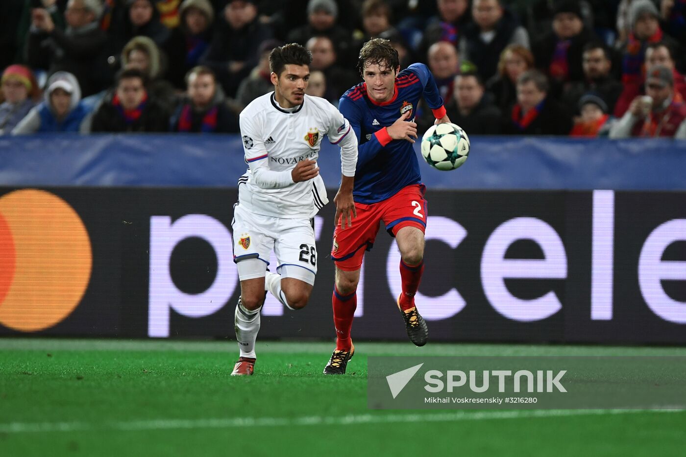 Football. UEFA Champions League. CSKA vs. Basel