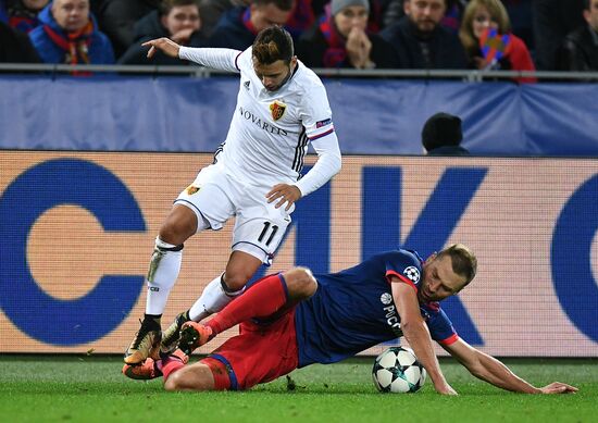 Football. UEFA Champions League. CSKA vs. Basel