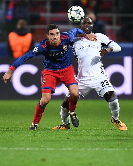 Football. UEFA Champions League. CSKA vs. Basel