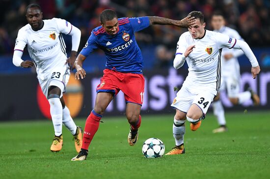 Football. UEFA Champions League. CSKA vs. Basel