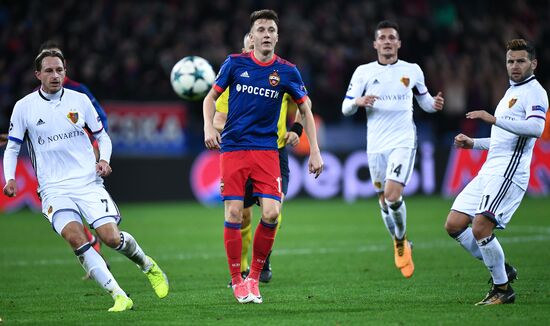 Football. UEFA Champions League. CSKA vs. Basel