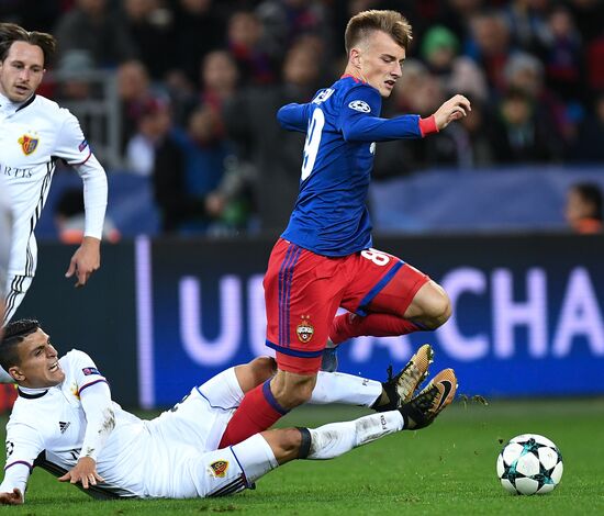 Football. UEFA Champions League. CSKA vs. Basel
