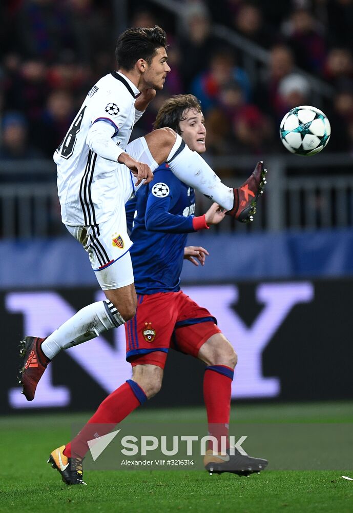 Football. UEFA Champions League. CSKA vs. Basel