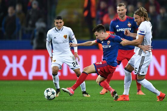 Football. UEFA Champions League. CSKA vs. Basel