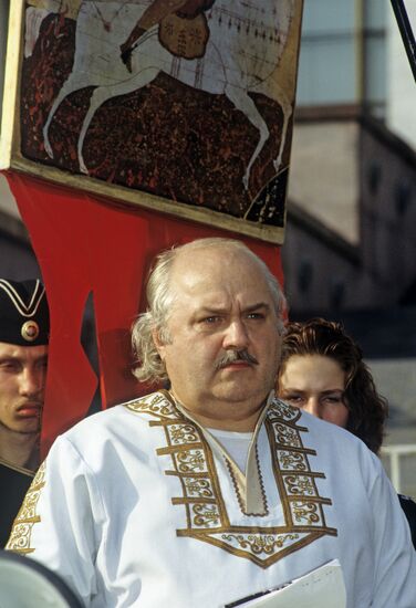 Leader of Memory national patriotic front Dmitry Vasilyev