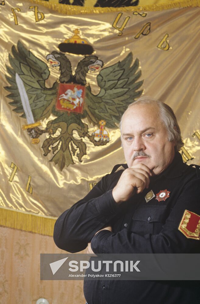 Leader of Memory national patriotic front Dmitry Vasilyev