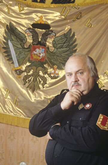 Leader of Memory national patriotic front Dmitry Vasilyev