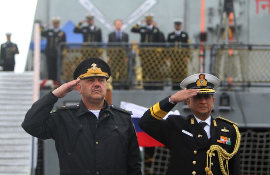 Indra 2017 Russia-India joint land, naval and air force exercise