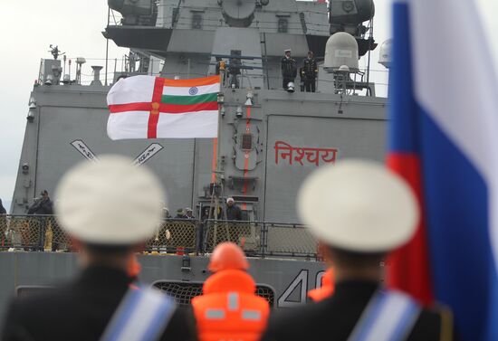 Indra 2017 Russia-India joint land, naval and air force exercise
