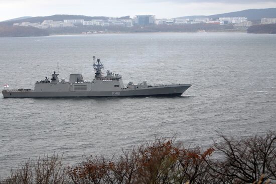 Indra 2017 Russia-India joint land, naval and air force exercise