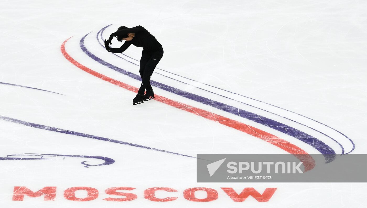 2017-18 ISU Grand Prix of Figure Skating. Rostelecom Cup. Training sessions