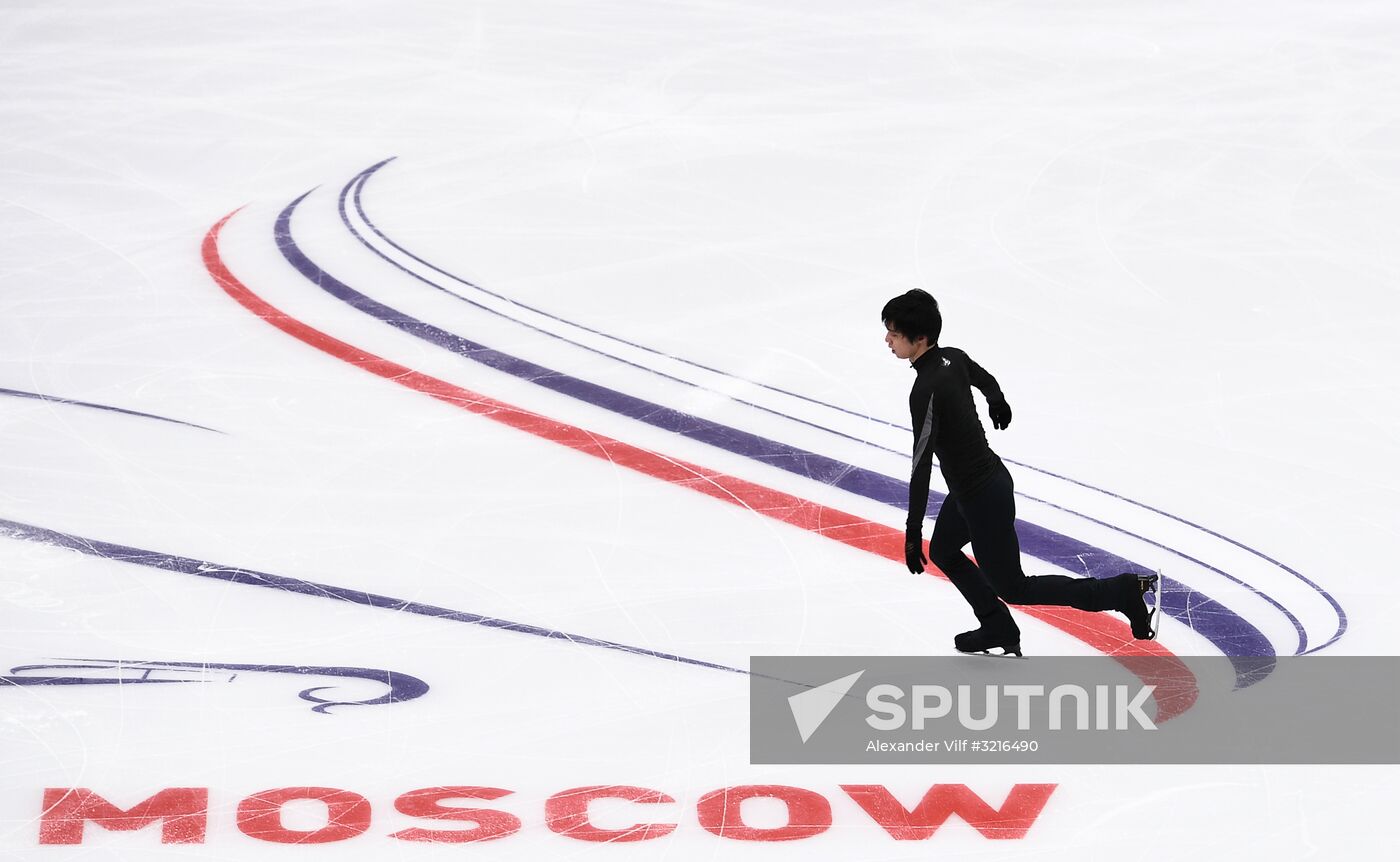 2017-18 ISU Grand Prix of Figure Skating. Rostelecom Cup. Training sessions