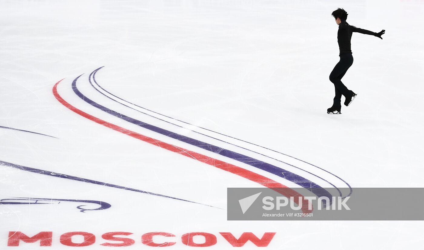 2017-18 ISU Grand Prix of Figure Skating. Rostelecom Cup. Training sessions