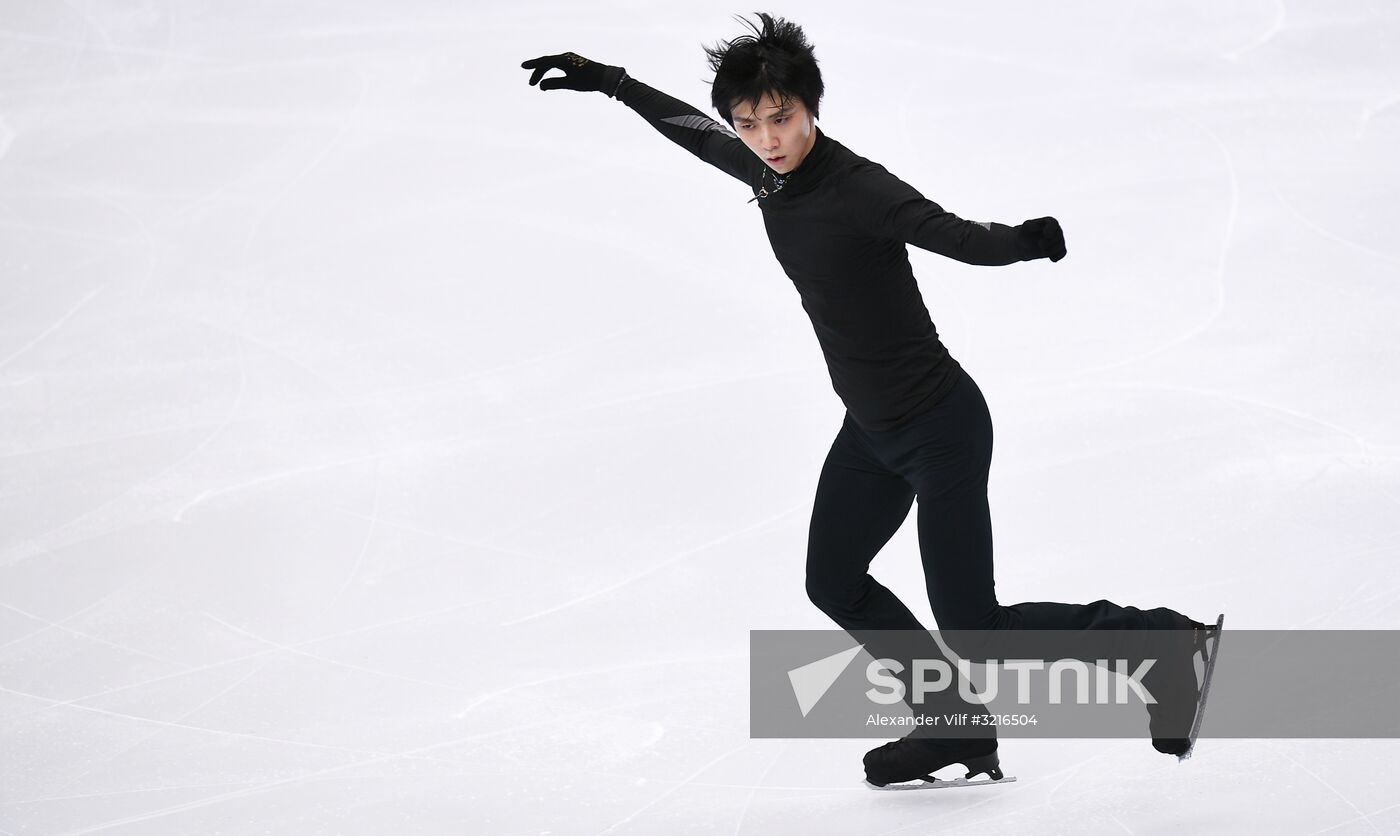 2017-18 ISU Grand Prix of Figure Skating. Rostelecom Cup. Training sessions
