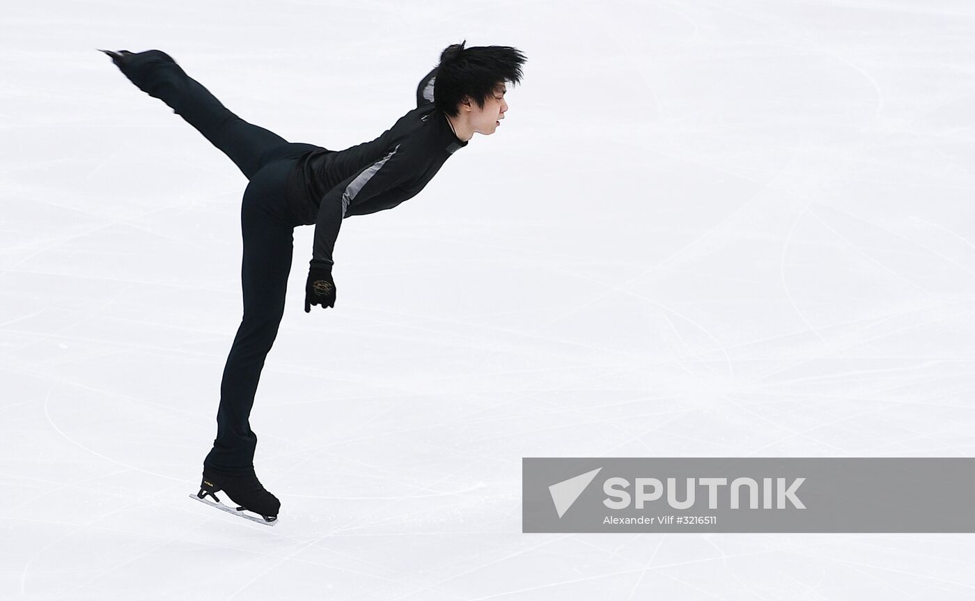 2017-18 ISU Grand Prix of Figure Skating. Rostelecom Cup. Training sessions