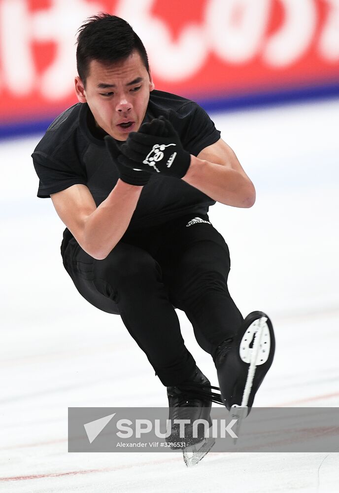 2017-18 ISU Grand Prix of Figure Skating. Rostelecom Cup. Training sessions