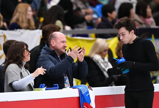 2017-18 ISU Grand Prix of Figure Skating. Rostelecom Cup. Training sessions