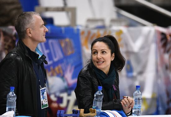 2017-18 ISU Grand Prix of Figure Skating. Rostelecom Cup. Training sessions