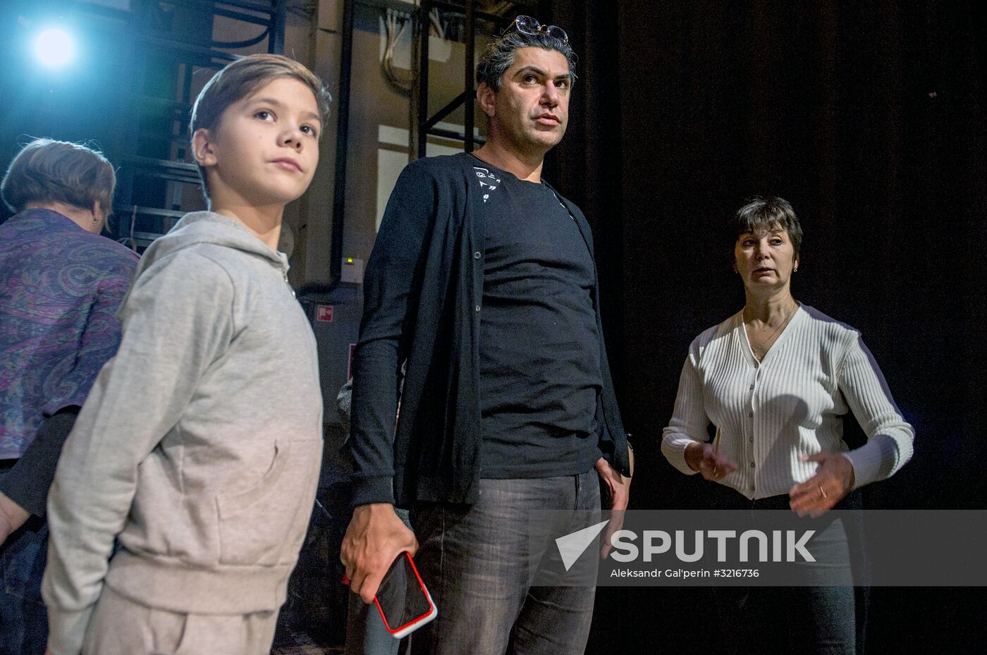 Nikolai Tsiskaridze and students of Agrippina Vaganova Academy of Russian Ballet