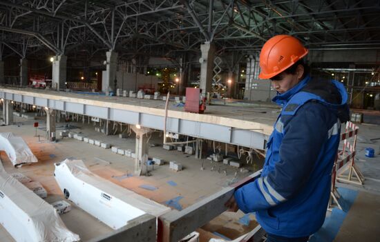 Construction of new Domodedovo airport terminal