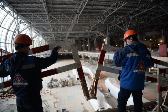 Construction of new Domodedovo airport terminal