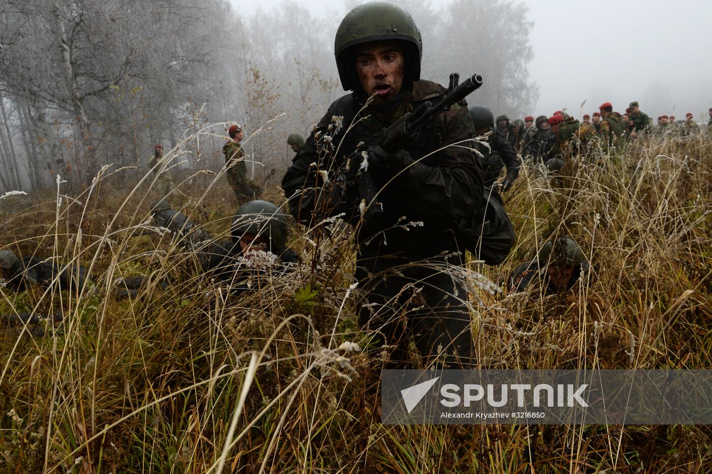 Test for right to wear crimson and green beret