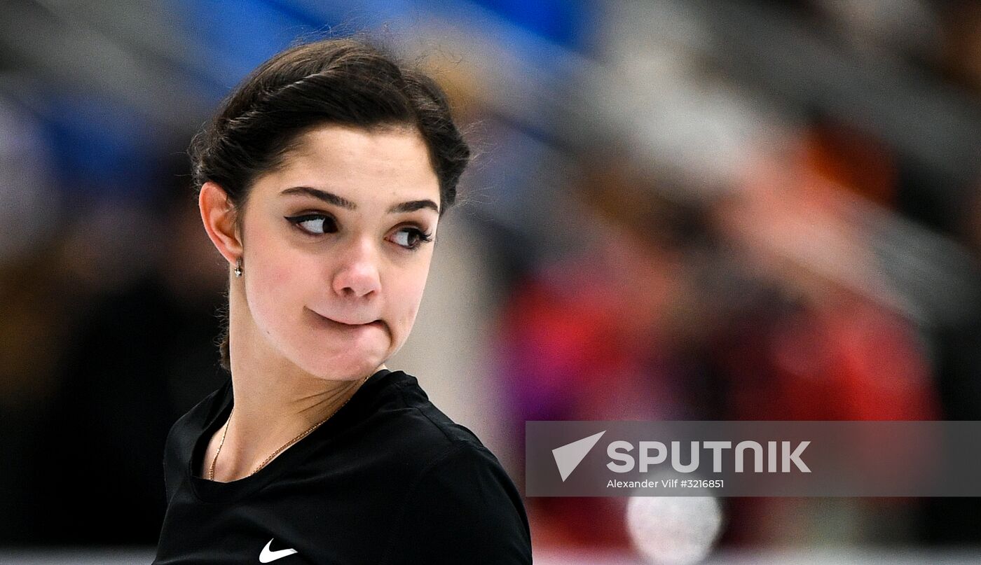 2017-18 ISU Grand Prix of Figure Skating. Rostelecom Cup. Training sessions