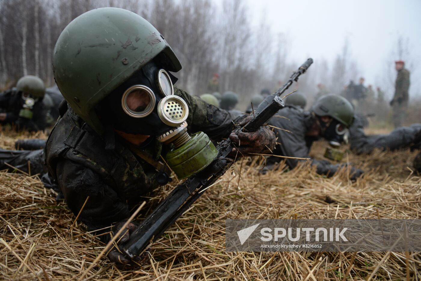 Test for right to wear crimson and green beret