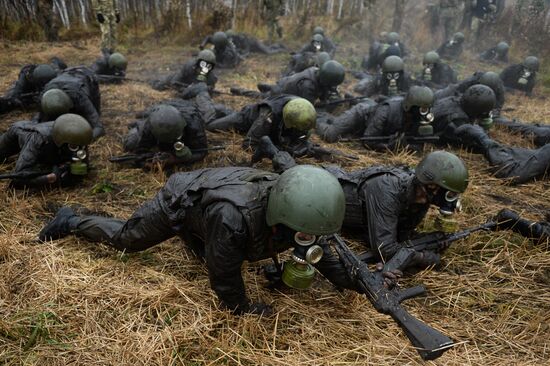 Test for right to wear crimson and green beret