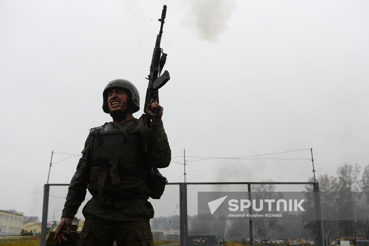 Test for right to wear crimson and green beret